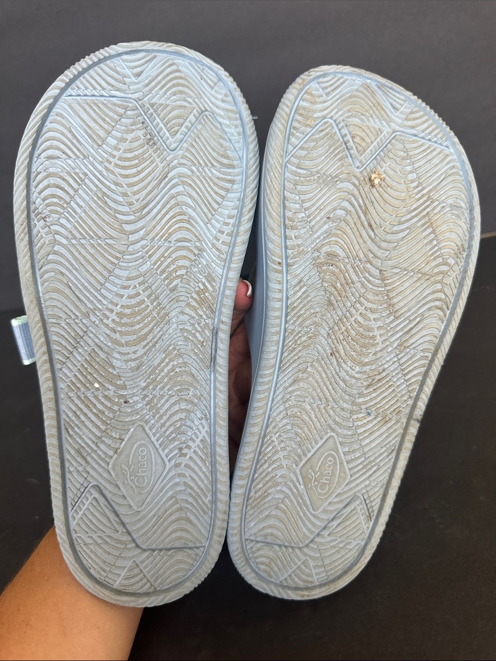 Light Blue Chaco slide sandals women’s size 9 - Picture 5 of 5